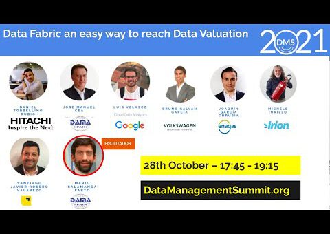 Data Management Summit Madrid 2021 - Mesa Redonda Data Fabric
