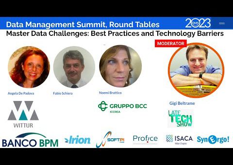 Data Management Summit Italy 2023 - Roundtable Master Data